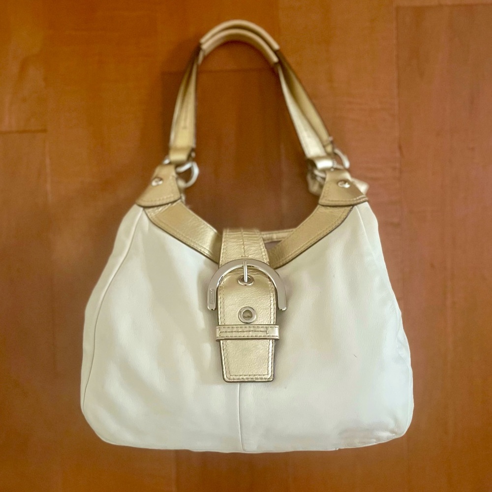 Coach leather bag